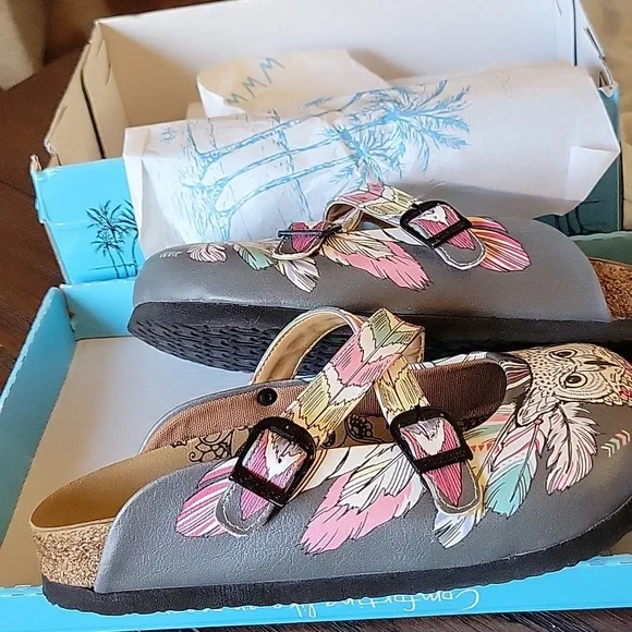 Calceo Owl clogs WCAL133 Women's sz 36 /US 5.5 NIB - Picture 3 of 8